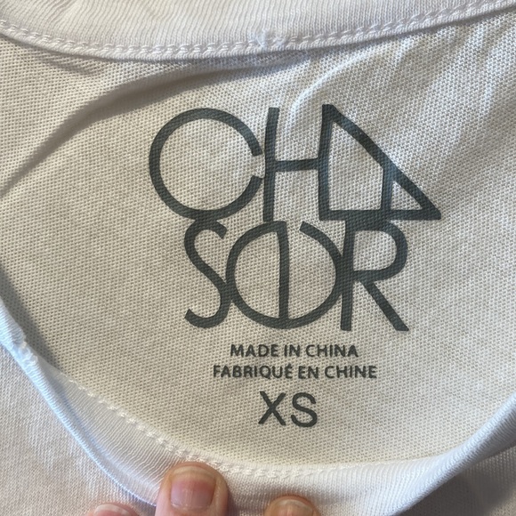 Chaser brand white Mama tank, size XS - Picture 3 of 7